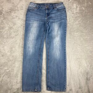 Maurices Jeans Womens Size 6 Short Blue Wash Denim M Pocket Detail